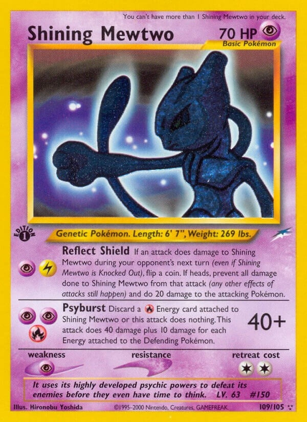 Shining Mewtwo (109/105) (Neo Destiny) (N4)