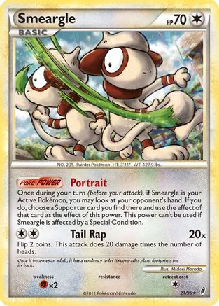 Smeargle 021/95 - Call of Legends Reverse Holofoil