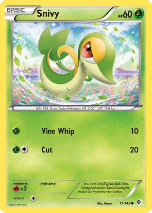 Snivy 011/149 - Boundaries Crossed