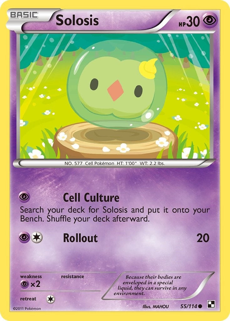 Solosis (55/114) (Black and White) (BLW)