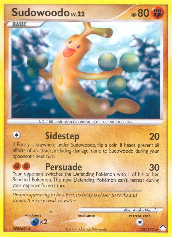 Sudowoodo (35/123) (Mysterious Treasures) (MT)