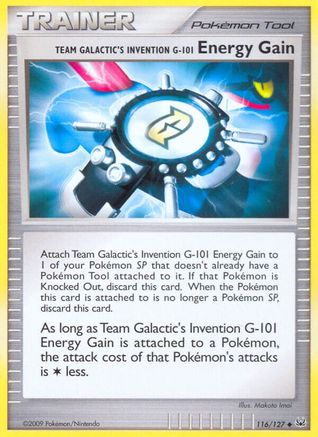 Team Galactic's Invention GEnergy Gain 116/127 - Platinum