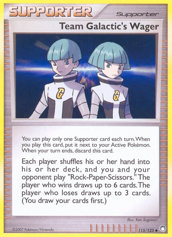 Team Galactic's Wager (115/123) (Mysterious Treasures) (MT)