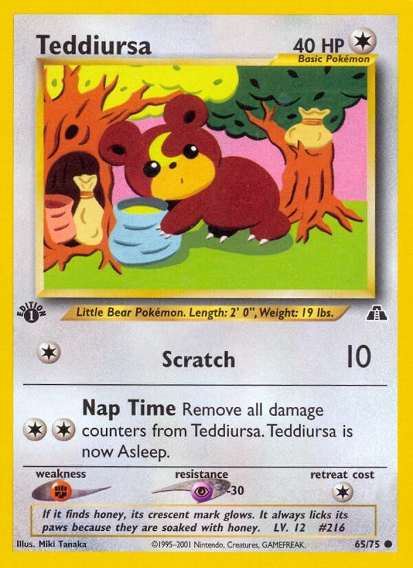 Teddiursa (65/75) (Neo Discovery) (N2)