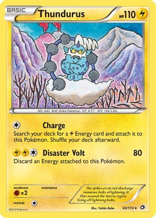 Thundurus 050/113 - Legendary Treasures Holofoil