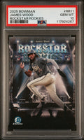 Graded 2025 Topps Bowman James Wood #RR11 Rockstar Rookies Rookie RC Baseball Card PSA 10 Gem Mint