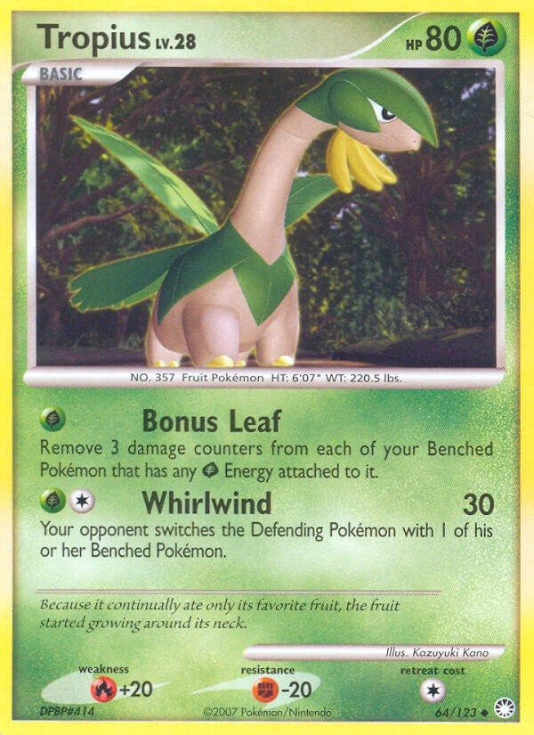 Tropius (64/123) (Mysterious Treasures) (MT)
