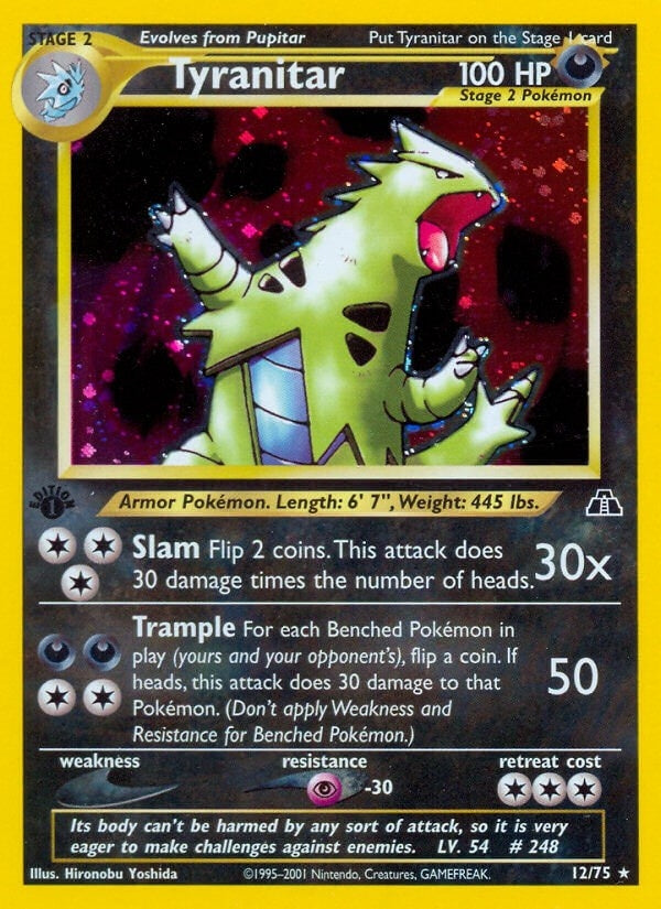 Tyranitar (12) (12/75) (Neo Discovery) (N2)