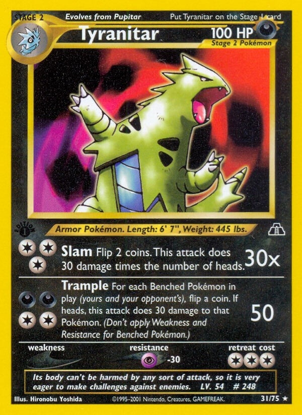 Tyranitar (31) (31/75) (Neo Discovery) (N2)