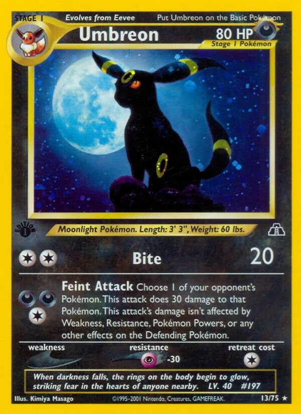 Umbreon (13) (13/75) (Neo Discovery) (N2)