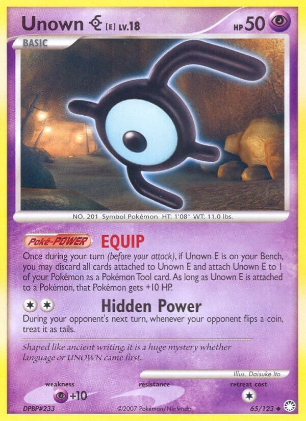 Unown [E] (65/123) (Mysterious Treasures) (MT)