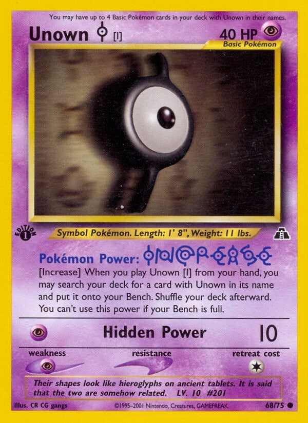 Unown [I] (68/75) (Neo Discovery) (N2)