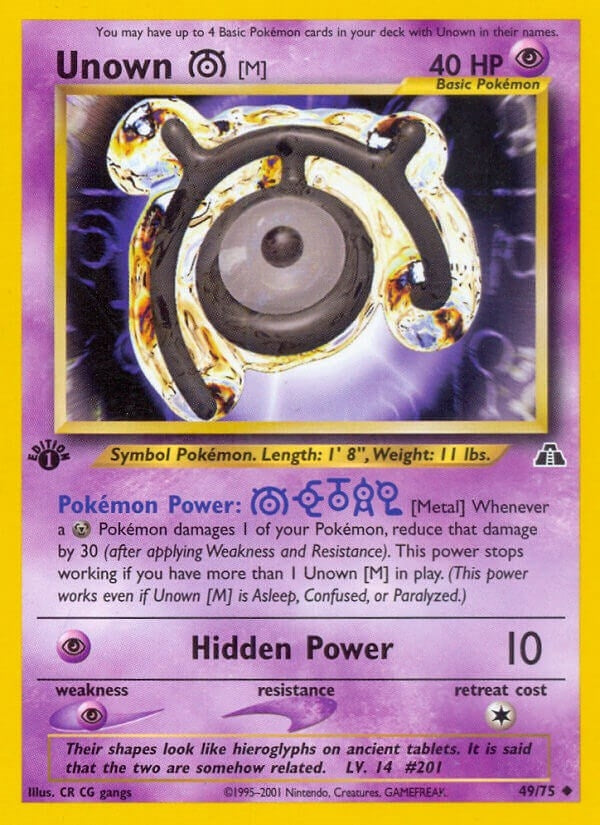 Unown [M] (49/75) (Neo Discovery) (N2)