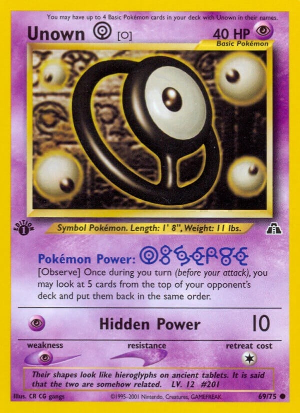 Unown [O] (69/75) (Neo Discovery) (N2)