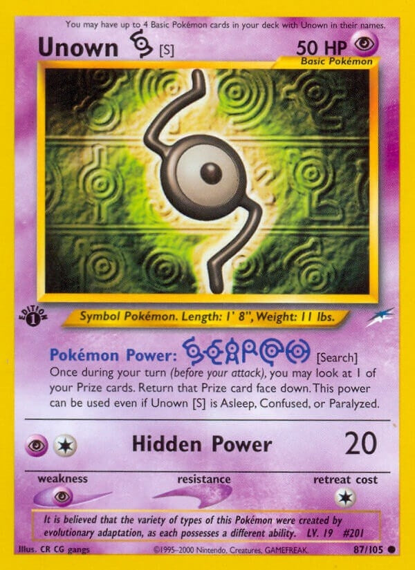 Unown [S] (087/105) (Neo Destiny) (N4)