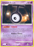 Unown [T] (67/123) (Mysterious Treasures) (MT)