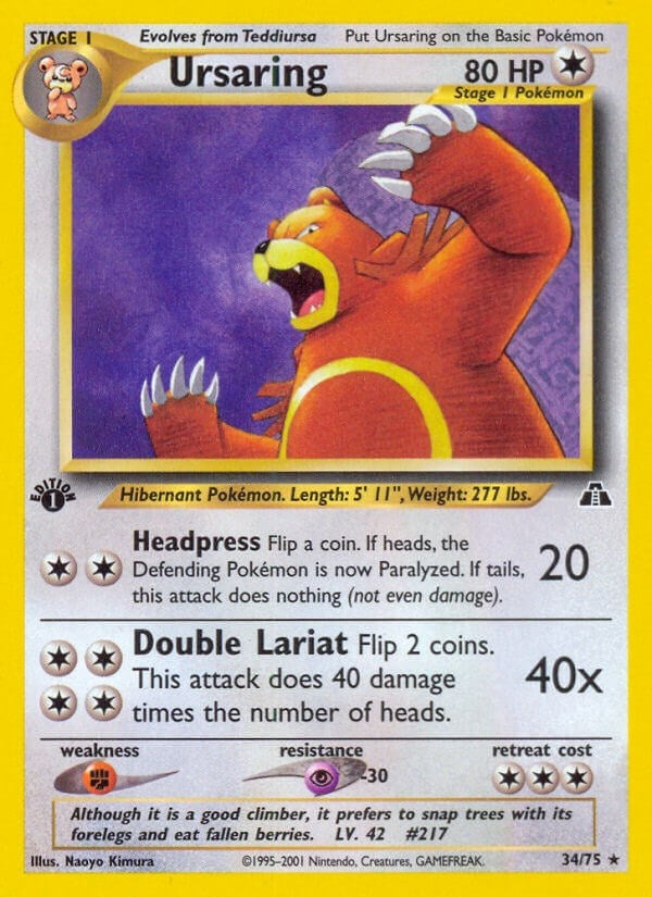 Ursaring (34) (34/75) (Neo Discovery) (N2)