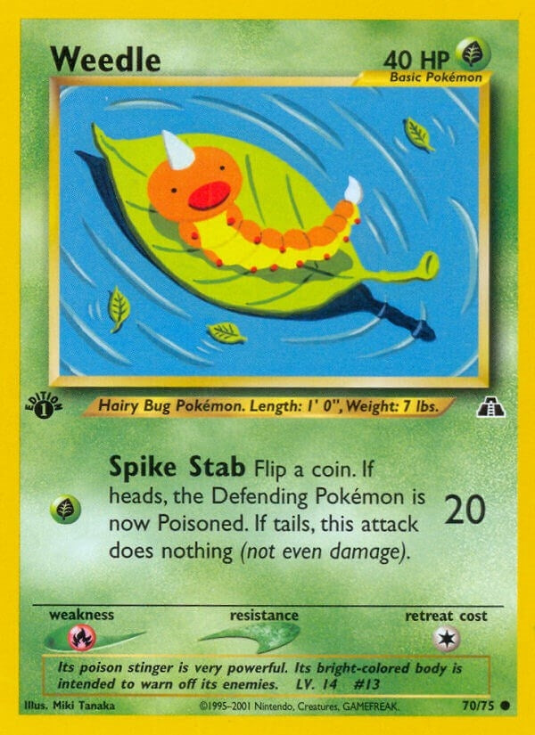 Weedle (70/75) (Neo Discovery) (N2)