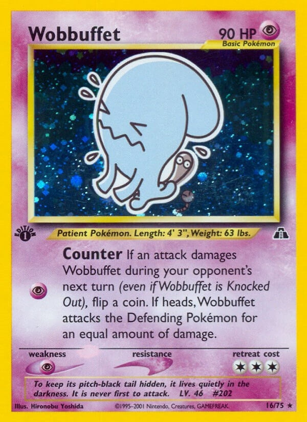 Wobbuffet (16) (16/75) (Neo Discovery) (N2)