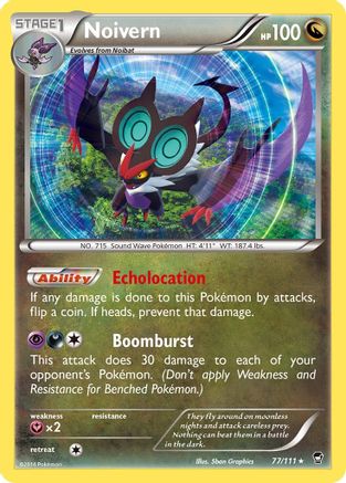Noivern 077/111 - XY  Furious Fists Holofoil