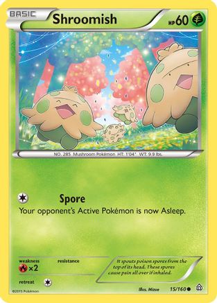 Shroomish 015/160 - XY  Primal Clash