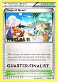 Tropical Beach - BW28 (Worlds 11) [Quarter-Finalist] (BW28) (Black and White Promos) (PR)
