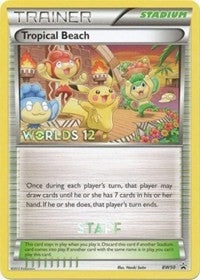 Tropical Beach - BW50 (Worlds 12) [Staff] (BW50) (Black and White Promos) (PR)
