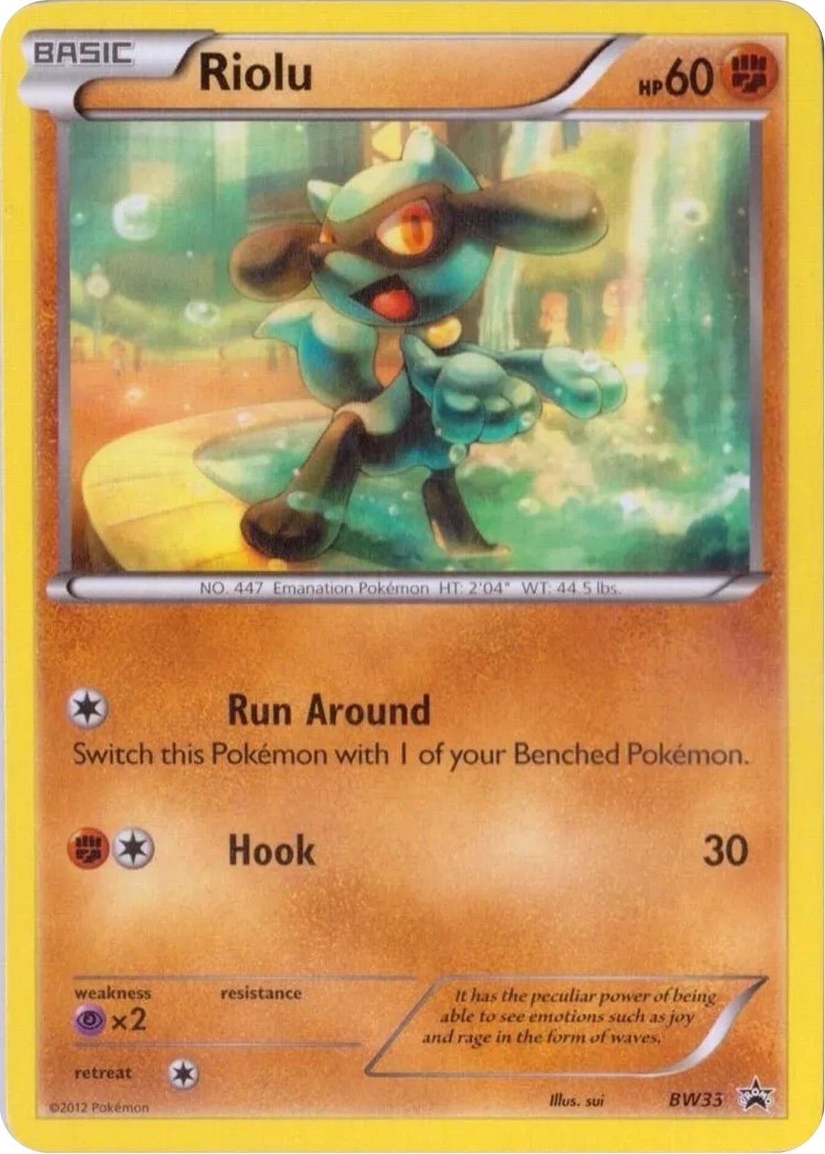 Riolu - BW33 (BW33) (Black and White Promos) (PR)