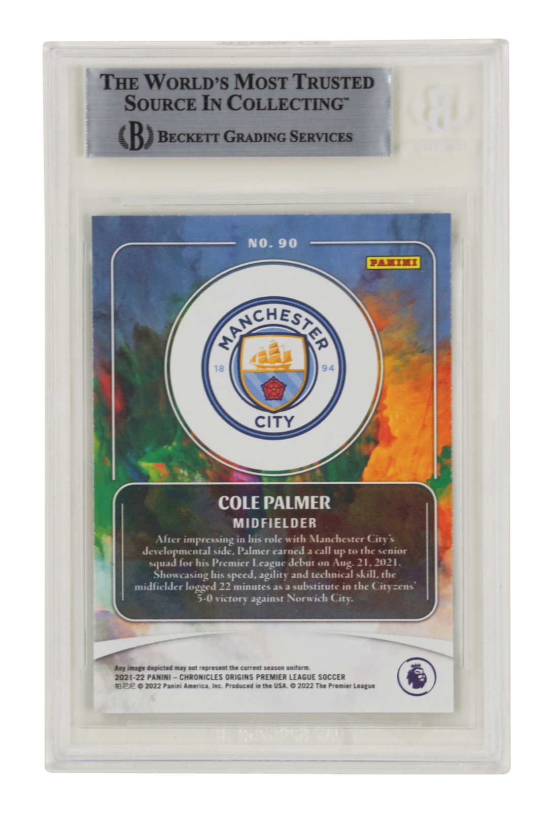 Cole Palmer Signed 2021-22 Panini Chronicles Origins Rookie Card - BGS Authentic