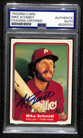 Mike Schmidt HOF Signed/Autographed 1982 Fleer Card #258 Phillies PSA/DNA 190636