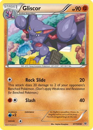 Gliscor 037/108 - XY  Roaring Skies