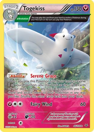 Togekiss (Delta) 046/108 - XY  Roaring Skies Holofoil