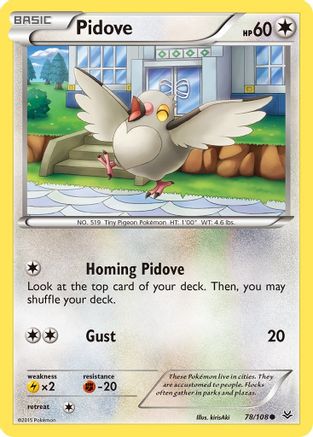 Pidove 078/108 - XY  Roaring Skies
