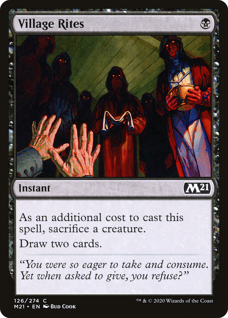 Village Rites (M21-126) - Core Set 2021