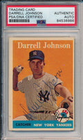 Darrell Johnson Yankees Signed/Autographed 1958 TOPPS Card #61 PSA/DNA 166716
