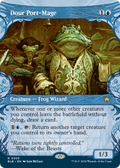 Dour Port-Mage (BLB-303) - Bloomburrow: (Showcase) (Borderless)