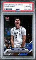 Graded 2024 Topps Bowman U Now Cooper Flagg #44 Phenom Sets ACC Freshman Single Game Scoring Mark Rookie RC Basketball Card PSA 10 Gem Mint