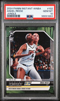 Graded 2024 Panini Instant WNBA Angel Reese #102 Jungle /25 Rookie RC Basketball Card PSA 10 Gem Mint