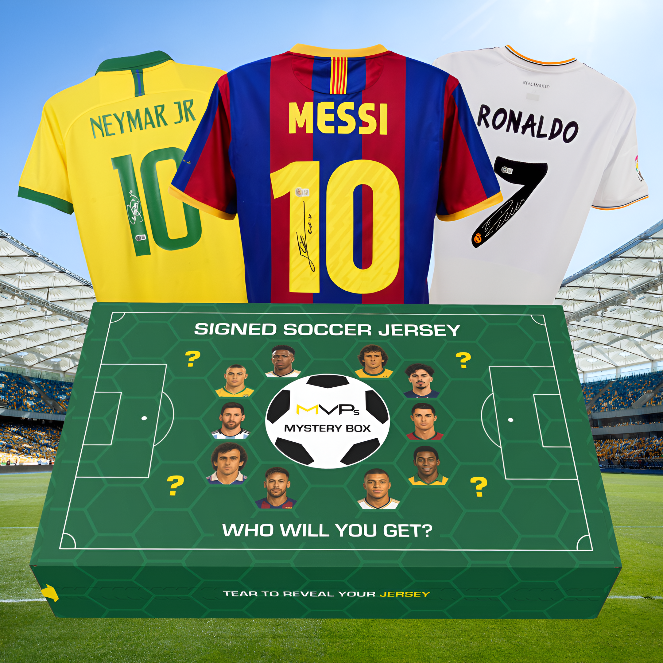 Mystery Memorabilia Box: Signed Soccer Jersey with Beckett COA Limited to 100