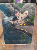 Custom Painted Minccino Pokemon Card