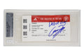Alejandro Garnacho Signed 2022 Man Utd Pro Debut Match Ticket Inscribed – BGS 5