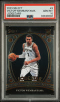 Graded 2023 Panini Select Victor Wembanyama #9 Lodestars Rookie RC Basketball Card PSA 10 Gem Mint