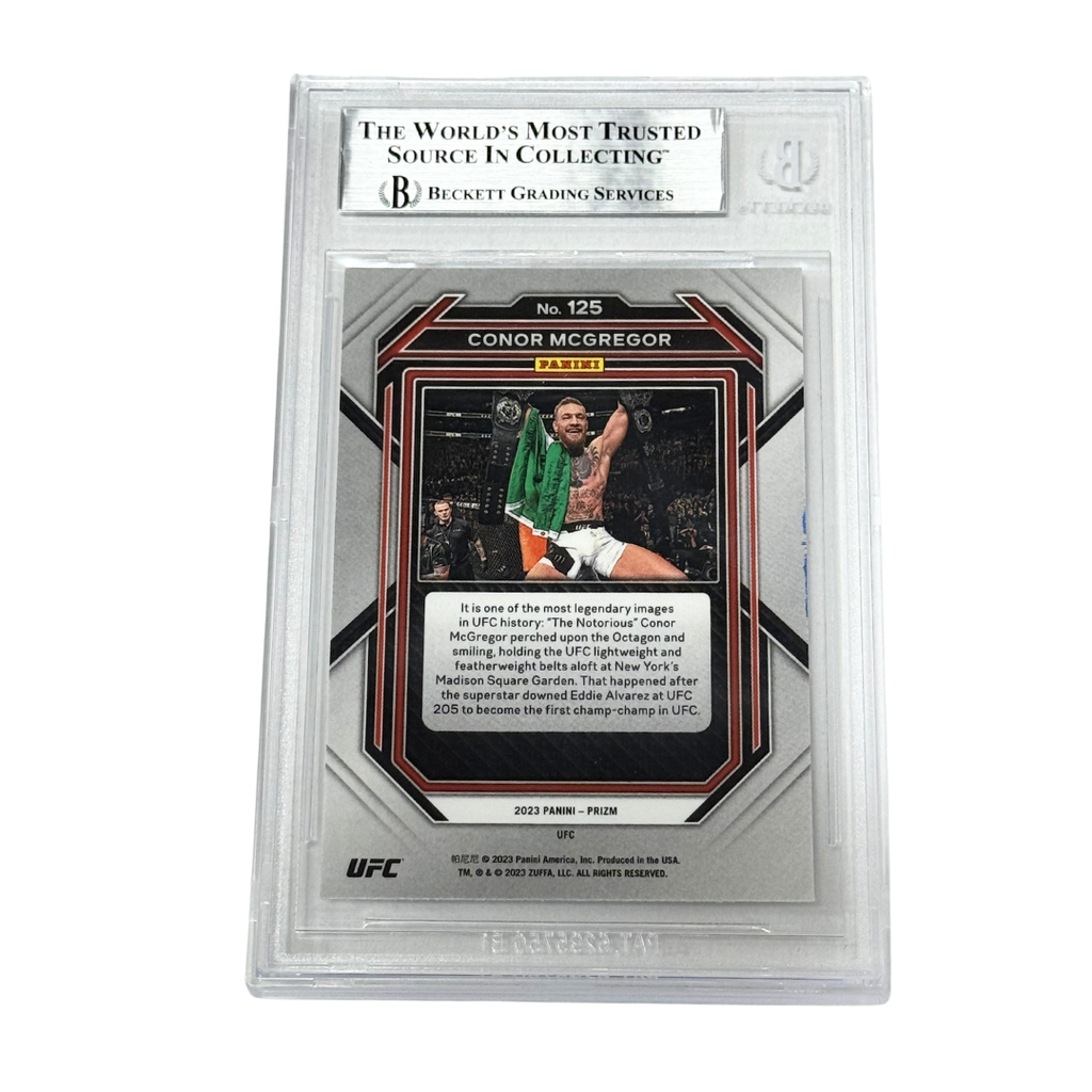 Conor McGregor Signed 2023 Panini Prizm UFC - BGS Authentic