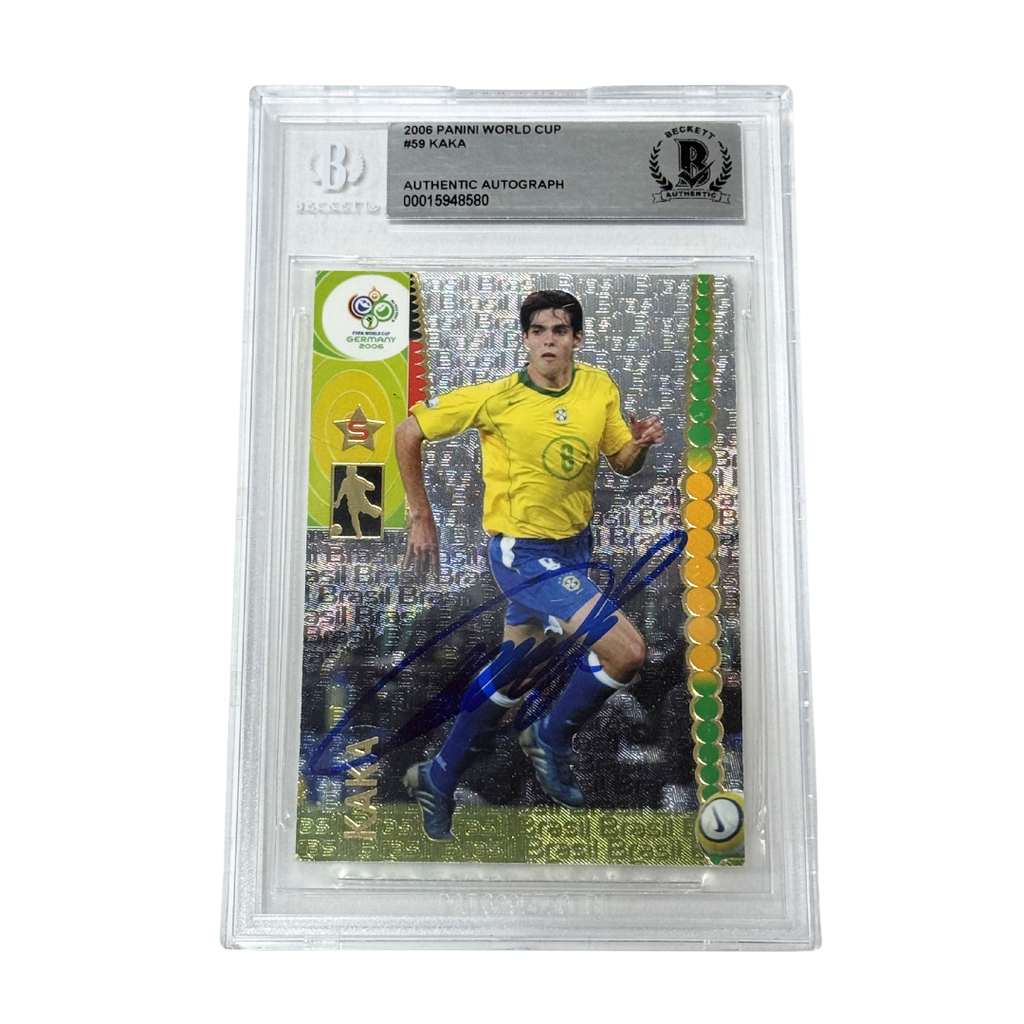 Kaka Signed 2006 Panini World Cup - BGS Authentic