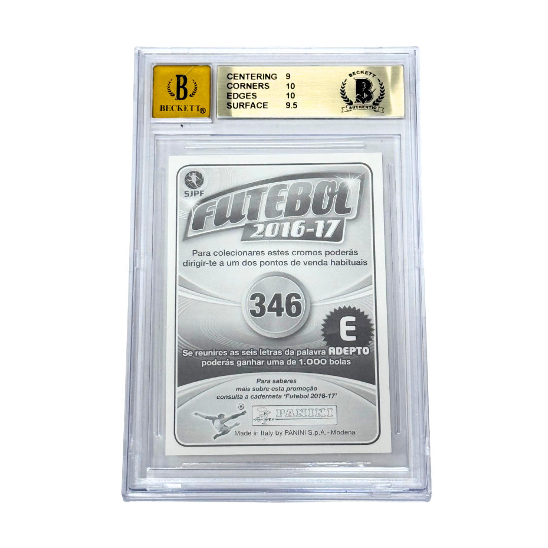 Raphinha Signed 2016-17 Panini Futebol Rookie Sticker #346 – BGS 9.5 AUTO 10