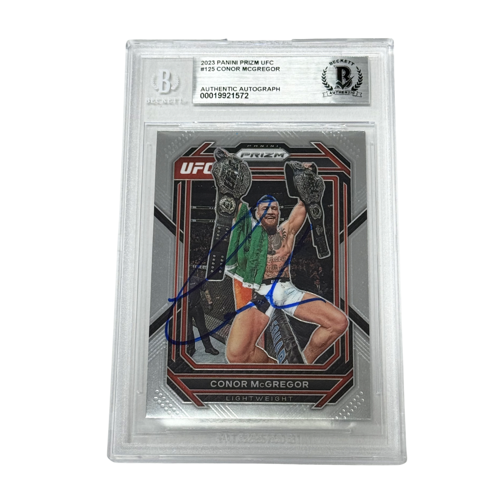 Conor McGregor Signed 2023 Panini Prizm UFC - BGS Authentic
