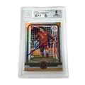 Robert Lewandowski Signed 2019-20 Topps Museum UCL Copper /99 - BGS 8