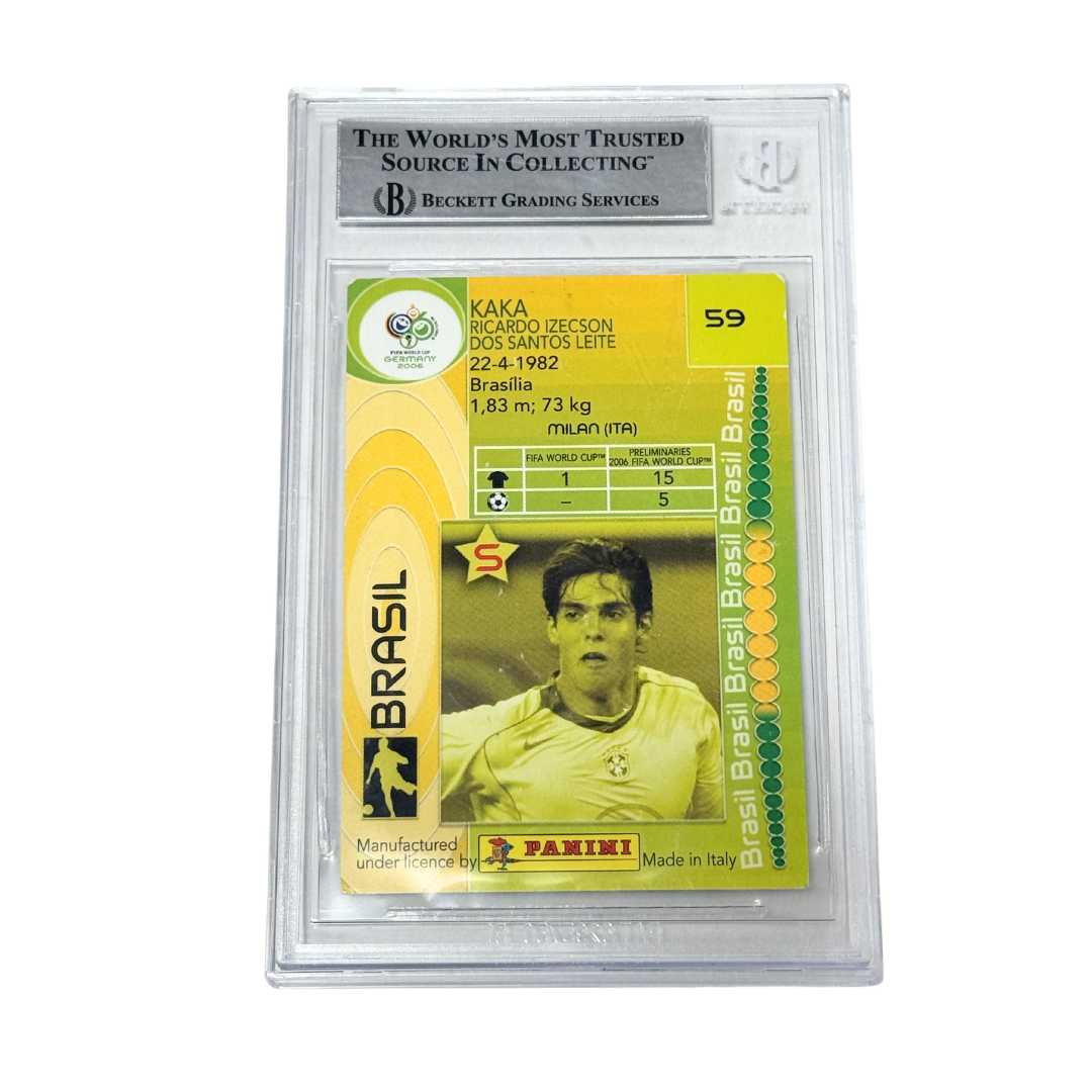Kaka Signed 2006 Panini World Cup - BGS Authentic