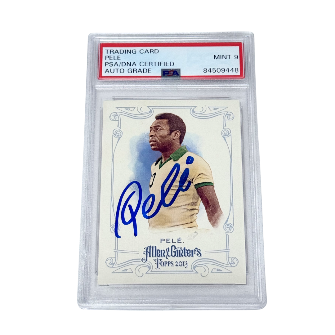 Pele Signed 2013 Topps Allen & Ginter's – PSA Autograph 9