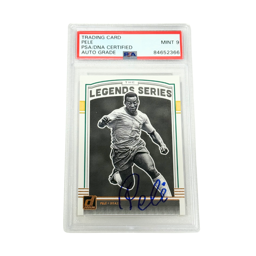 Pele Signed 2018 Panini Donruss Legend Series - PSA Auto 9